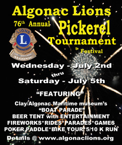 07 july 4 algonac lions Pickerel Tournament and festival