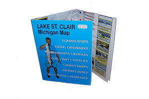 Lake St. Clair Fishing Map