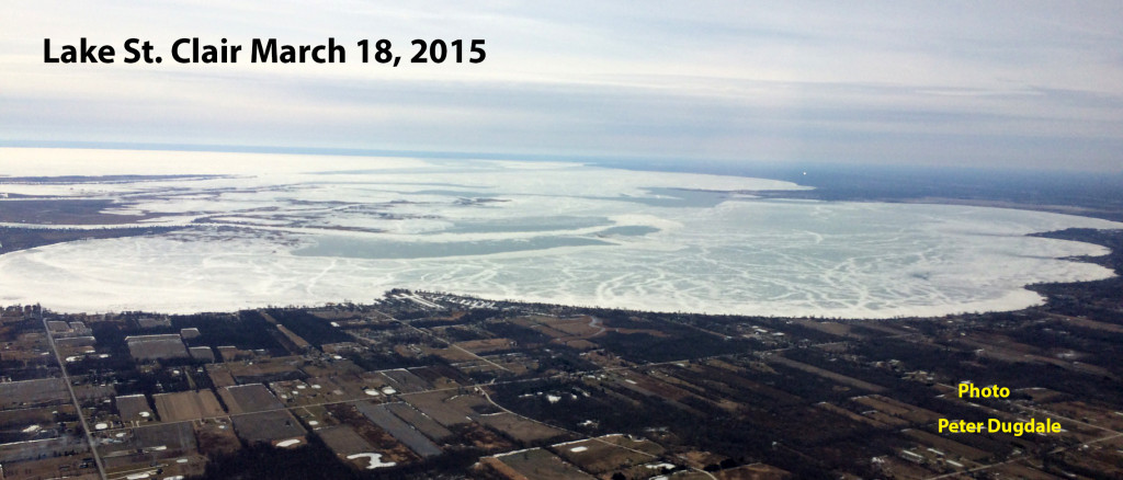 lake st clair ice cover march 18 2015 a