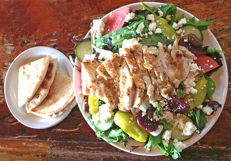 zefs lighthouse greek salad